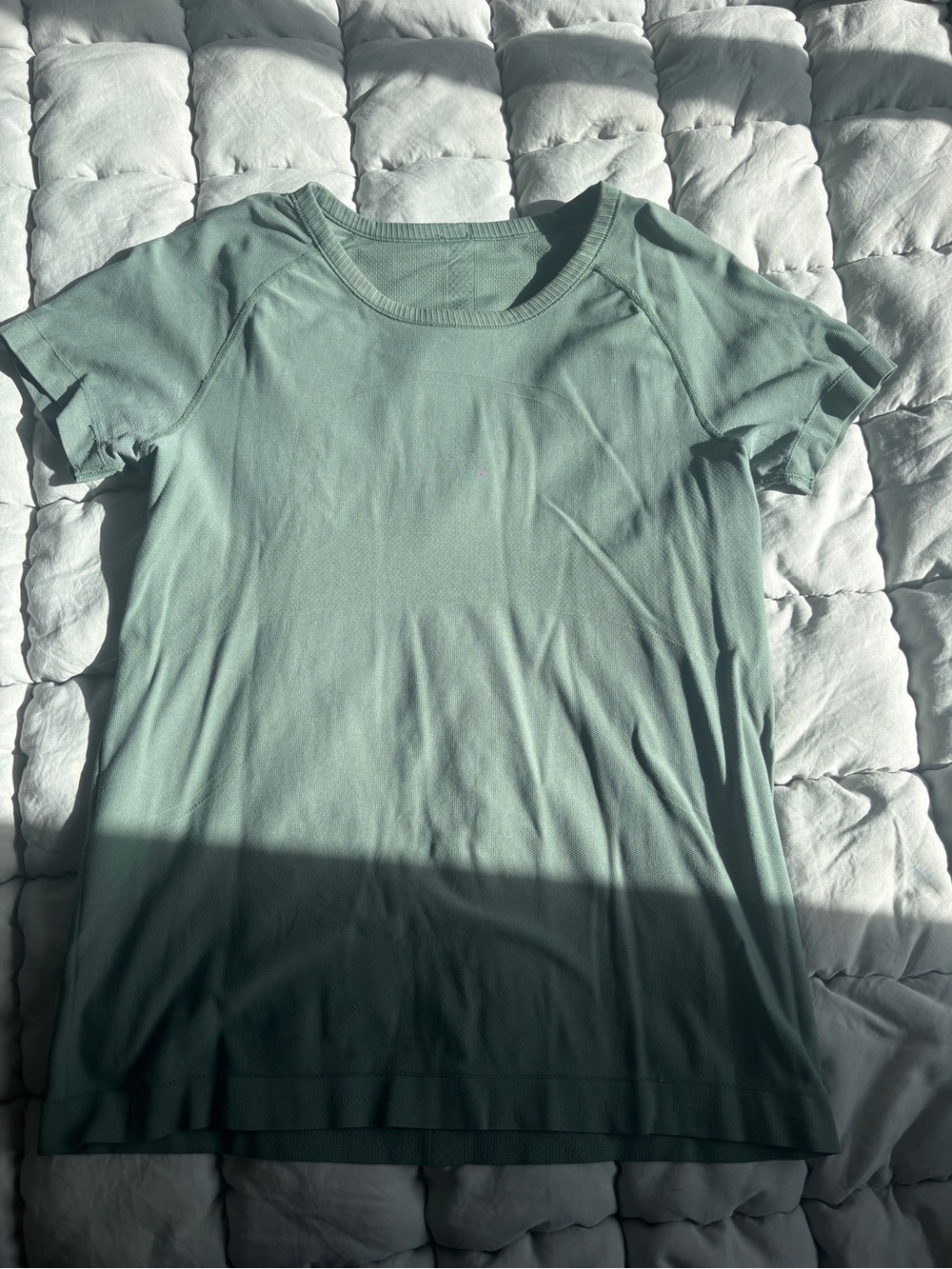 lululemon athletica Sage Green Short Sleeve Tee